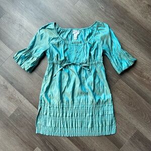 Vintage April Cornell Peasant Babydoll Mini Dress – Size Small